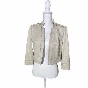 White House Black Market Cream Jacket